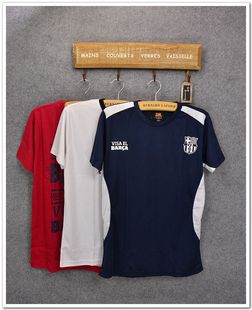 外援超值 男款西甲足球豪门运动速干透气T恤球队球迷服纪念服