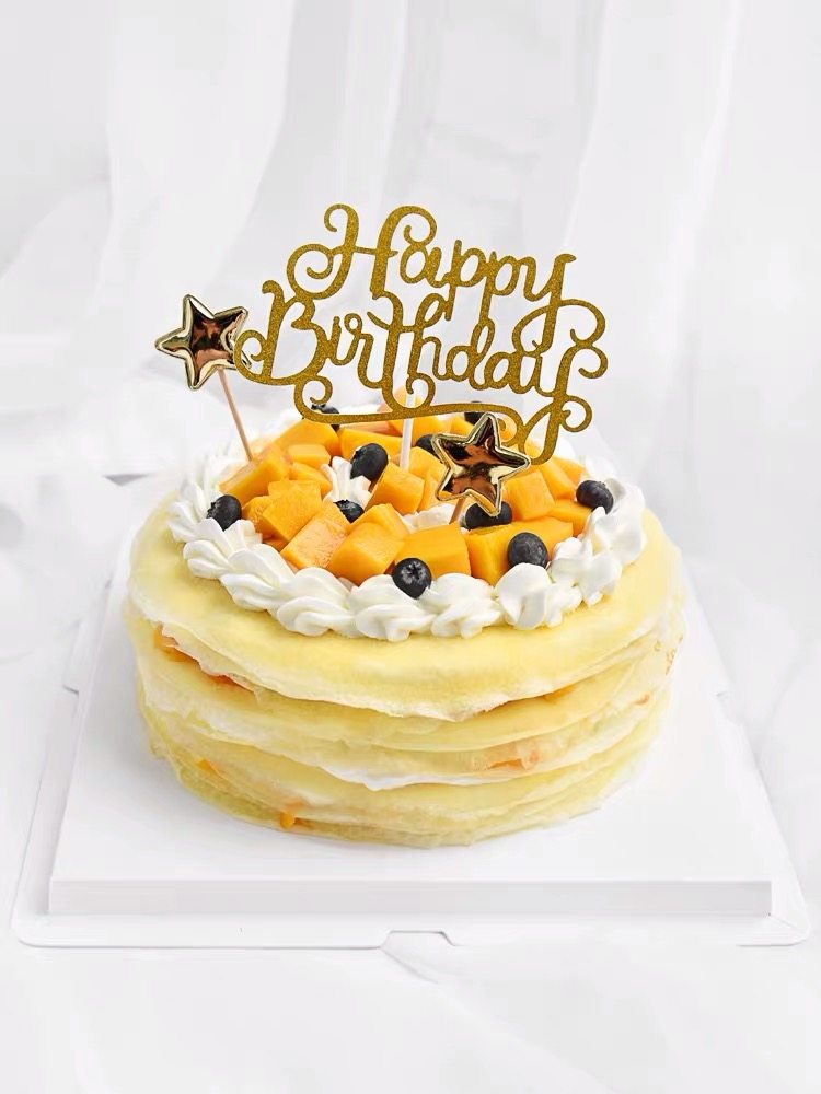 同城 上海_漫刻新品榴莲千层蛋糕网红生日蛋糕新鲜水果芒果千层上海