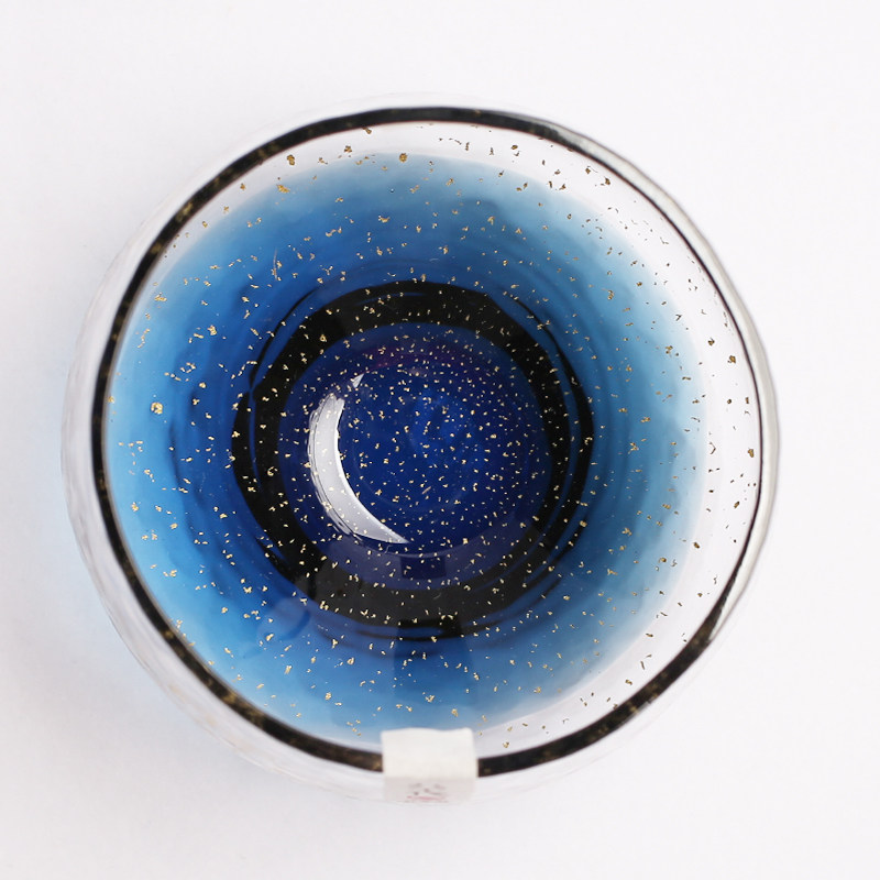 同合进口日本八千代星空杯,送朋友手工水晶生日礼物,比较贵的杯子.