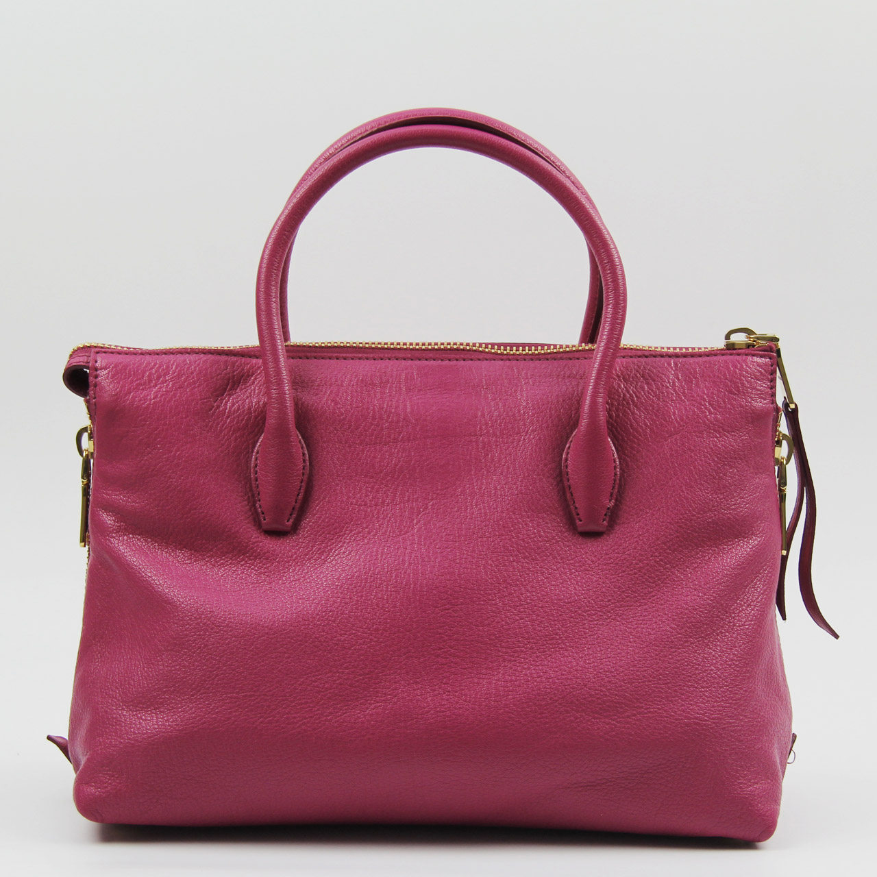 [9.9成新]未使用miumiu缪缪玫红色女士手提单肩包