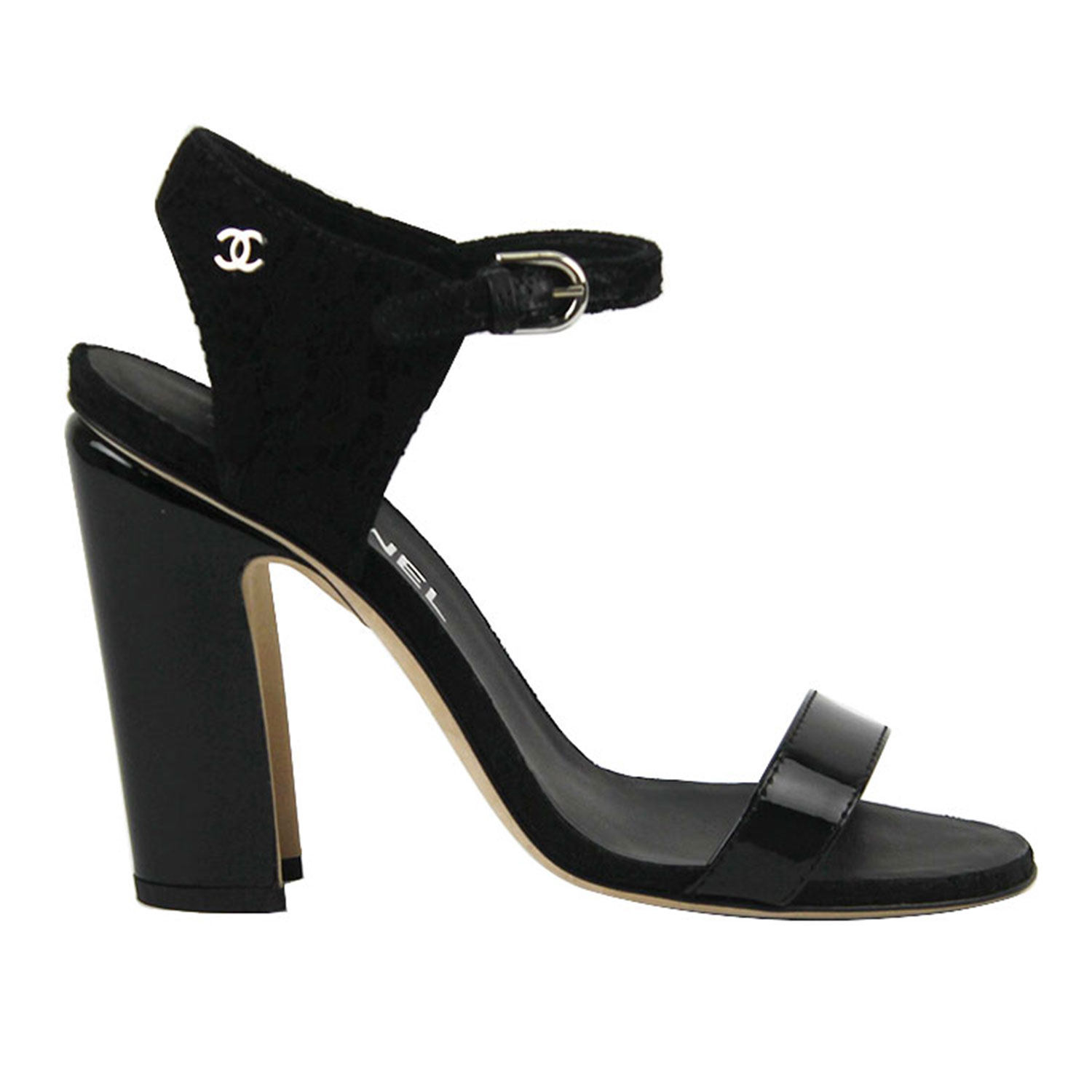 8新]香奈儿chanel女士高跟凉鞋鞋 37.5码