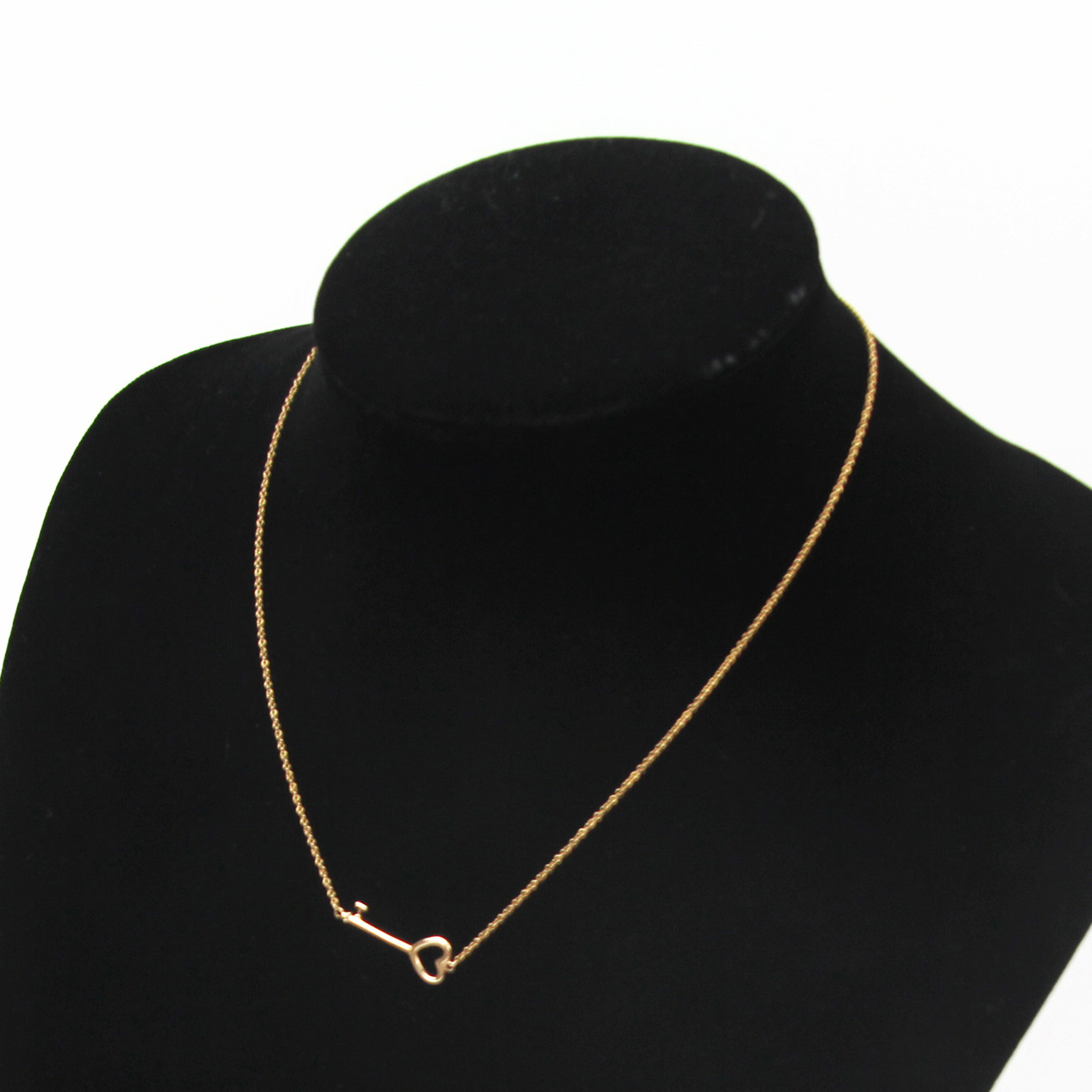 [98新]tiffany蒂芙尼玫瑰金女士锁骨链 项链