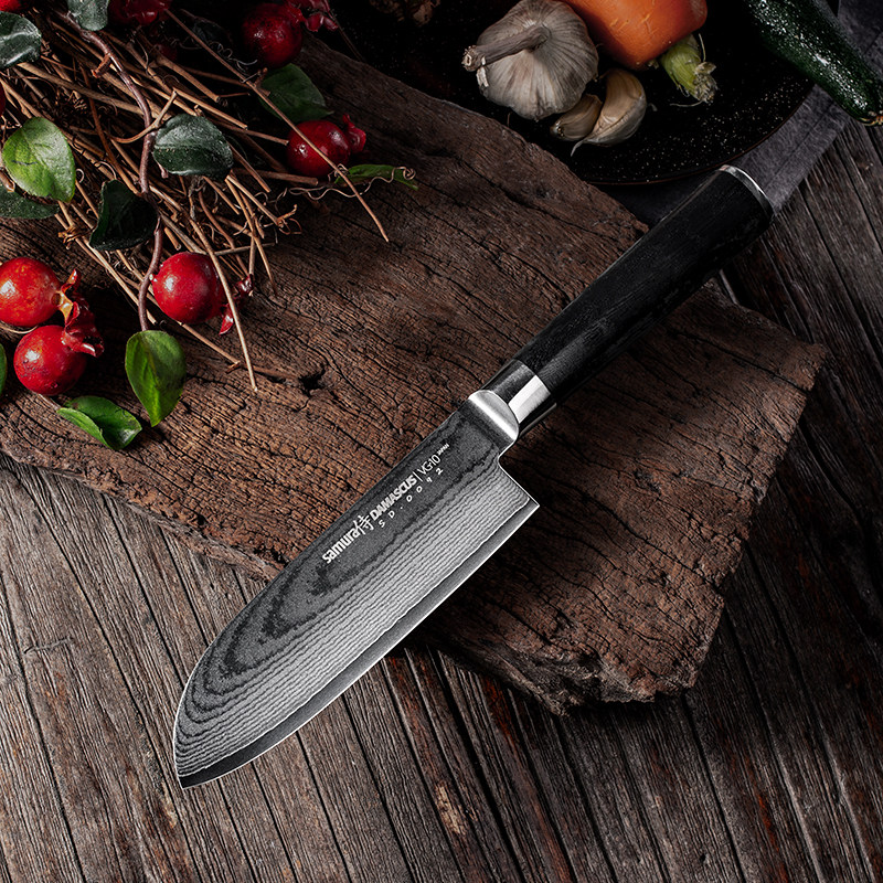 日式小厨刀料理寿司刀日本进口大马士革钢vg10厨师黑侍鱼生小菜刀