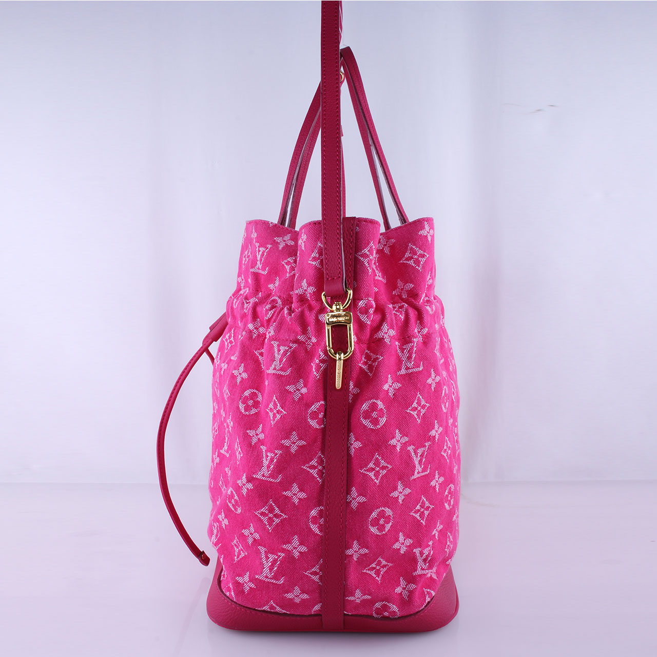 [9.5新]lv/路易威登 老花限量 单肩手提 女士 水桶包