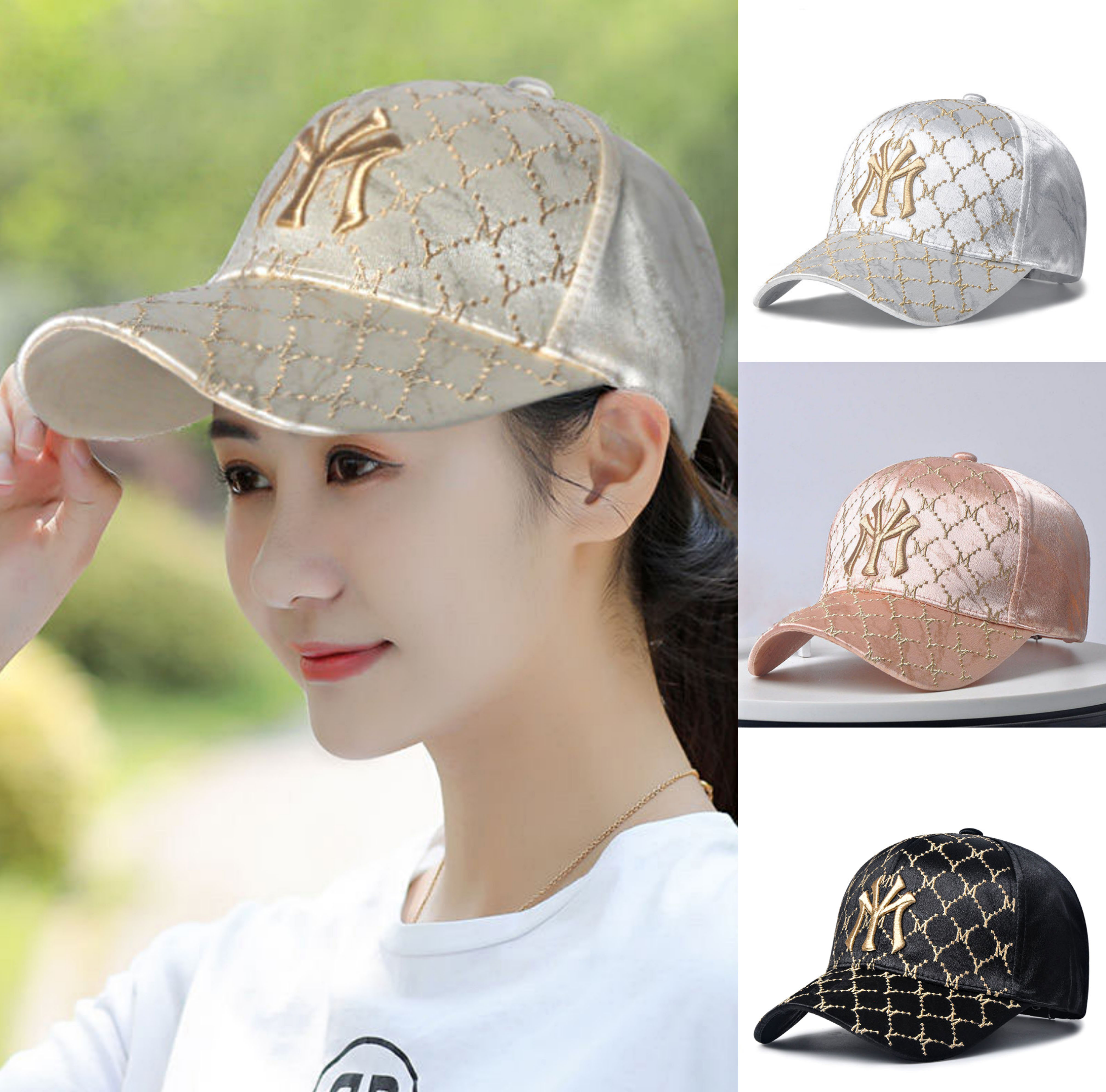 9帽子女春夏韩版百搭男士鸭舌帽户外防晒遮阳时尚ins潮牌my棒球帽已售