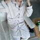 不厚不薄～软糯法兰绒情侣睡衣 秋冬季保暖大码家居服套装ins男女