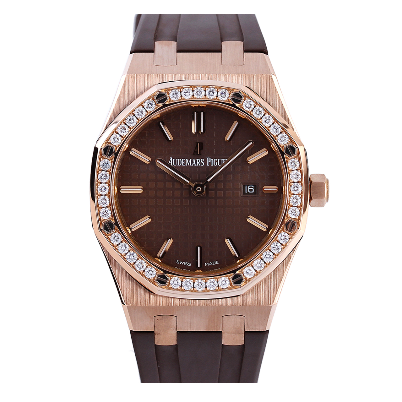 8新]爱彼女士皇家橡树67651or.zz.d080ca.01玫瑰金镶钻石英表