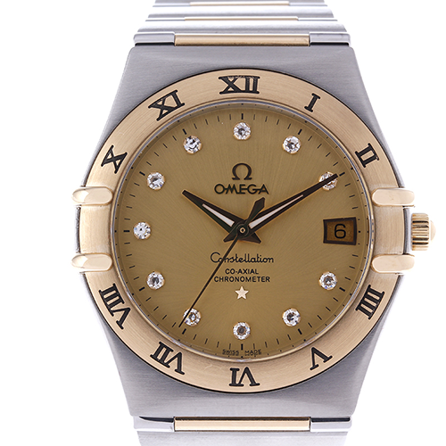 5新】欧米茄 111.20.36.20.58.001 18k间金 自动机械 男表