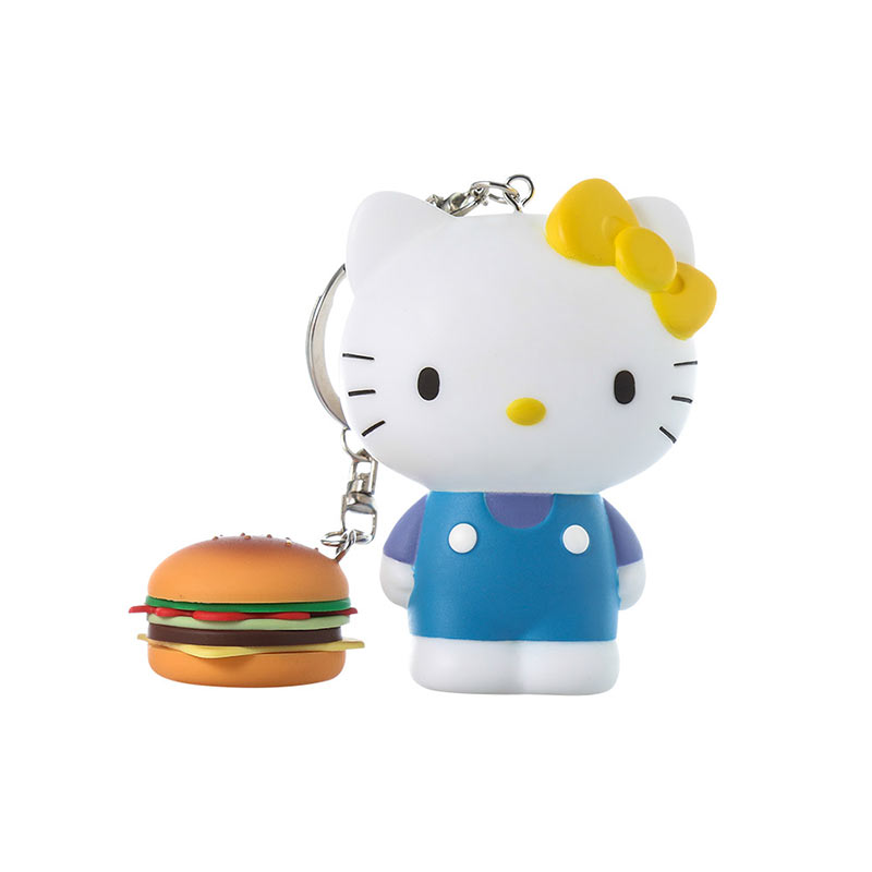 正版hellokitty汉堡/披萨款钥匙扣 凯蒂猫人偶摆件钥匙链小挂件|ruв категории плесень играть/Аниме/вокруг/cos/настольные игры, мультфильм/Аниме, Аниме карты/кулон/канцелярские принадлежности - от Buy2taobao.com для оказания профессиональной услуги покупки агента Taobao