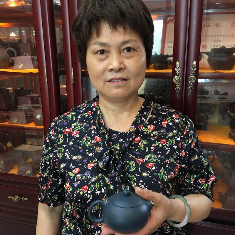 工艺美术员 魏顺妹 西施 220cc 原矿绿泥