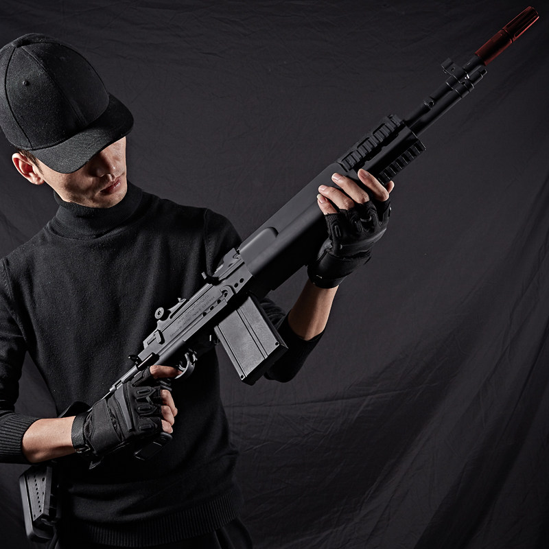 玩具成人cs_兵锋m14ebr水弹枪电动连发mk14狙击枪吃鸡成人cs抢模型