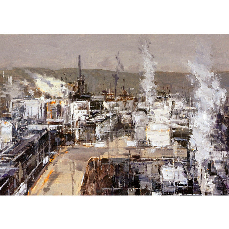何贤超 《大工业》 布面油画
