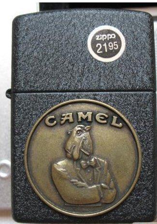 正品zippo打火机进口原装裂漆晚礼服骆驼乔贴章cz14zippo