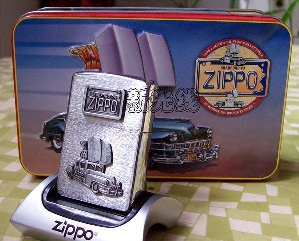 美国zippo打火机c98年度版1998同龄机限量珍藏绝版双打小汽车car