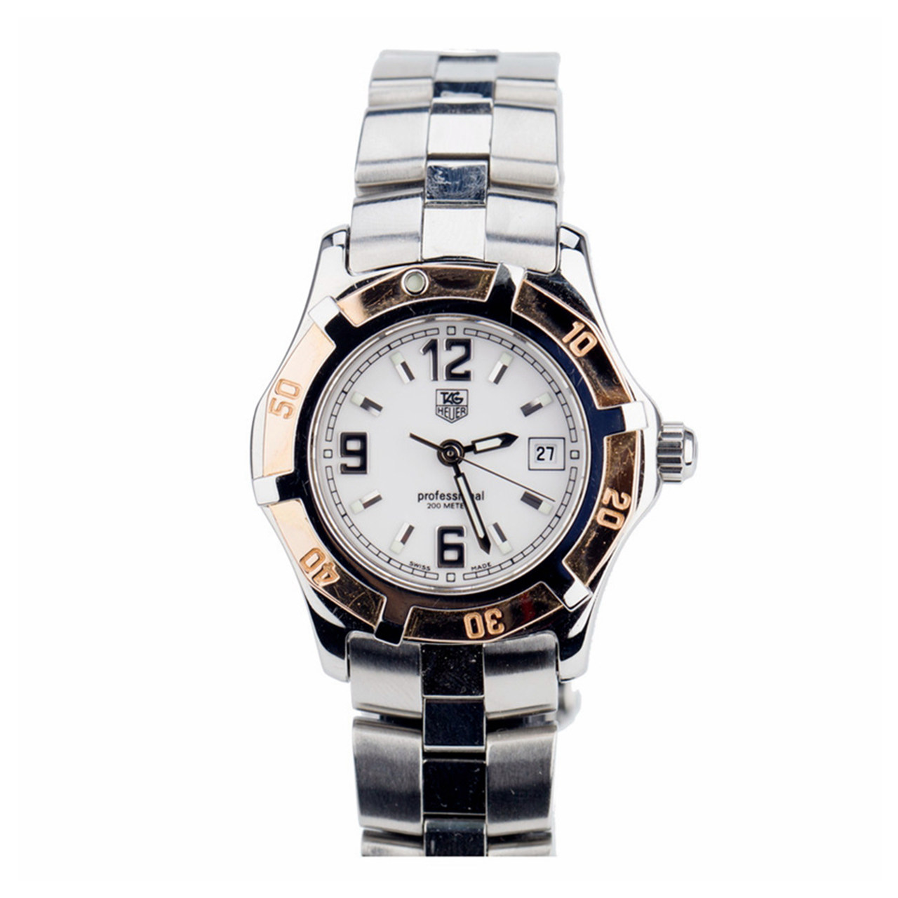 [9.0新]豪雅 18k间金 女表yong