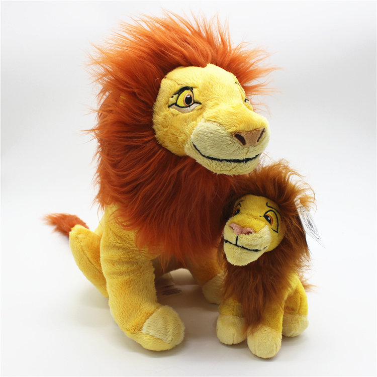 卡通狮子王the lion king老狮子木法沙辛巴simba毛绒玩具公仔娃娃