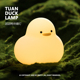 Tuan Duck Lamp |  团团鸭 伴睡灯 硅胶材质 无极调光 呆萌设计