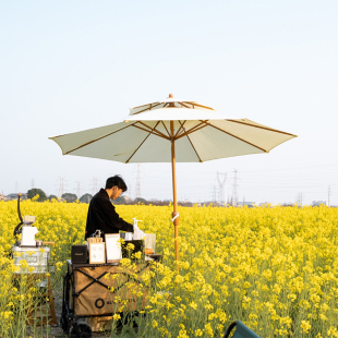 户外伞庭院伞室外大太阳伞广告折叠中柱伞阳台桌椅遮阳伞户外摆摊