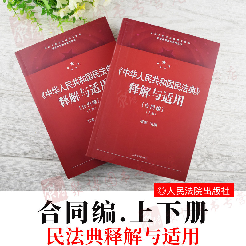2020民法典释解与适用中华人民共和国民法典释解与适用合同编上下共2