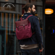 Cambridge Satchel英国剑桥包帆布双肩包16.5寸Canvas Backpack