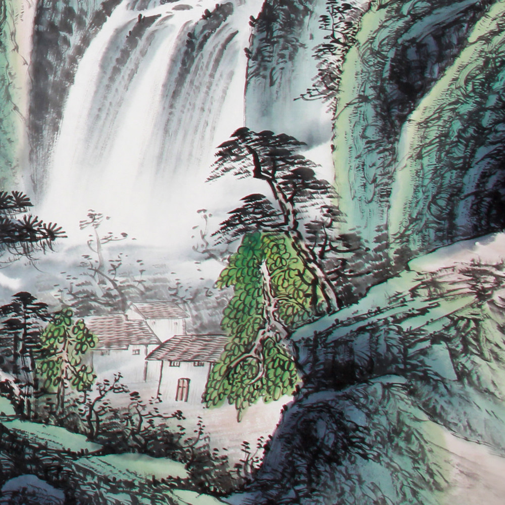 王岩《精品山水系列 春山烟云》