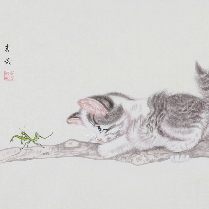 米春茂 《精品工笔猫系列》