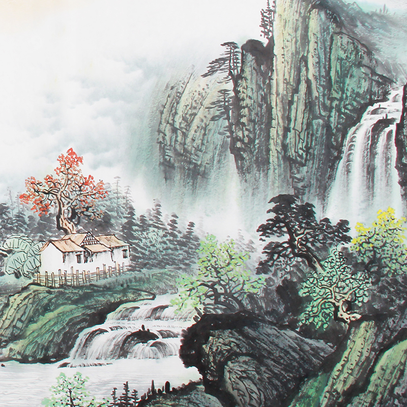 周国耀《精品山水系列小丈二 福地春晖》中美协