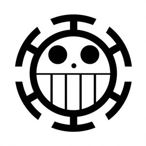 防水反光汽车贴纸航海王死亡外科医生15055海贼王医生罗旗帜标志