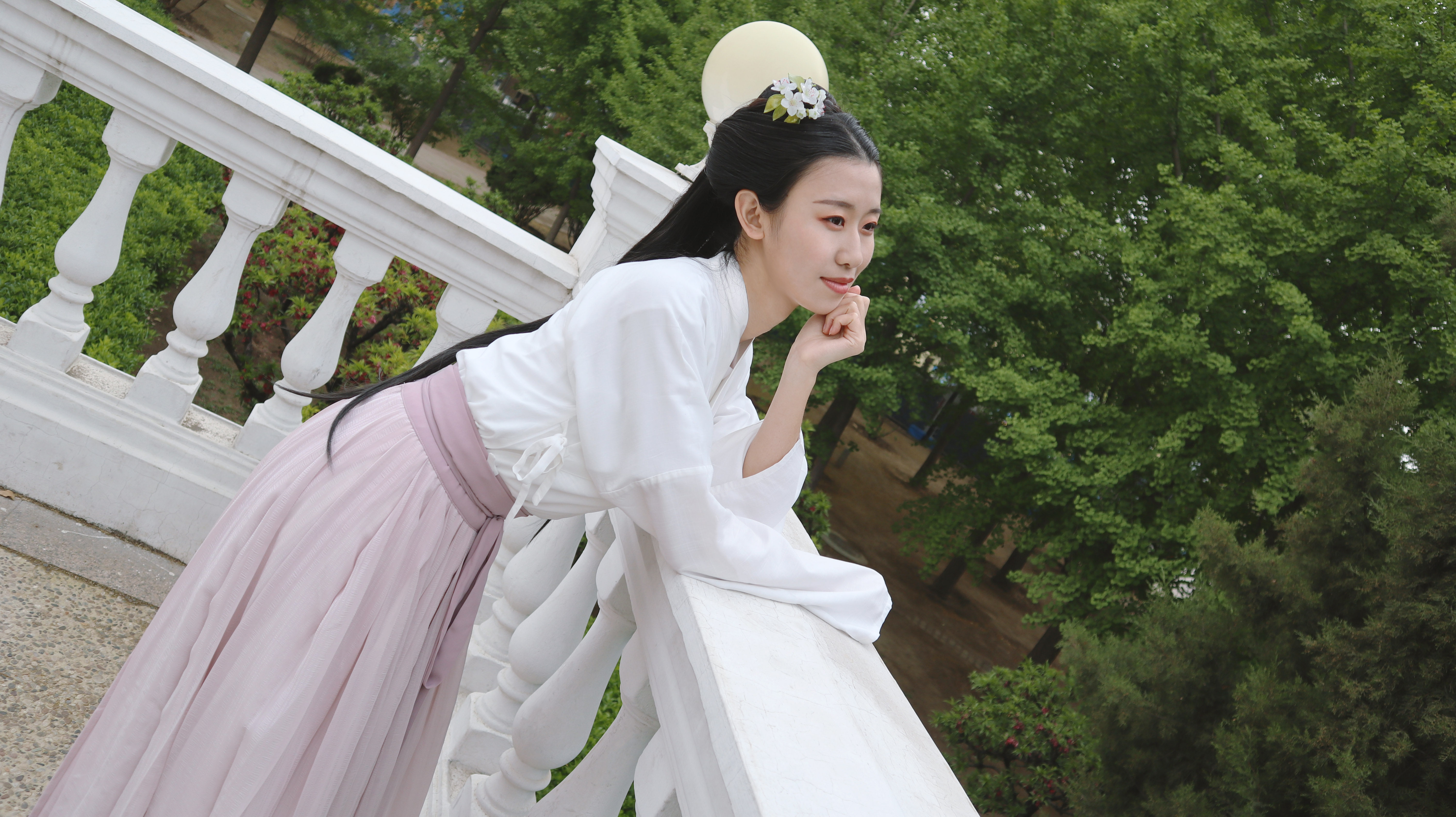 稳暖素衣 热卖春款宋制套装汉元素三角褶宋抹 拼色