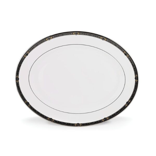 大盘子一个鱼盘家用lenox骨瓷西餐餐具套装美国盘