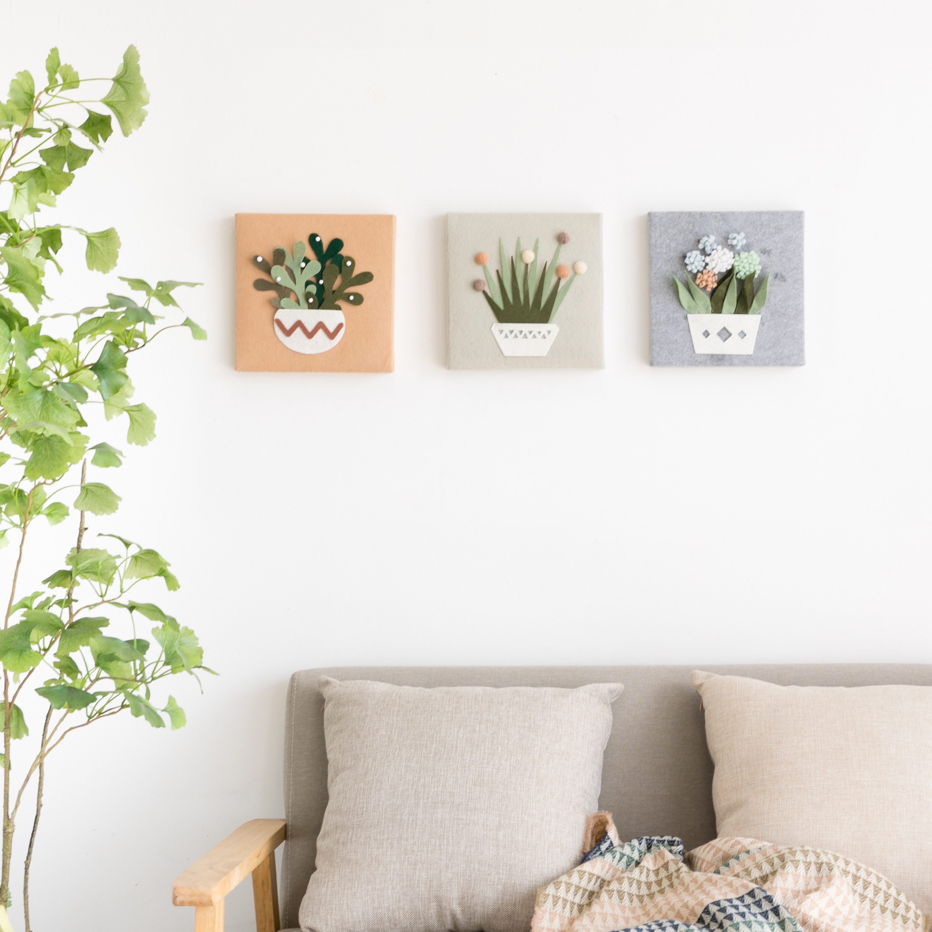 阿楹 儿童房无框ins壁画现代简约客厅挂画卧室床头北欧风格装饰画