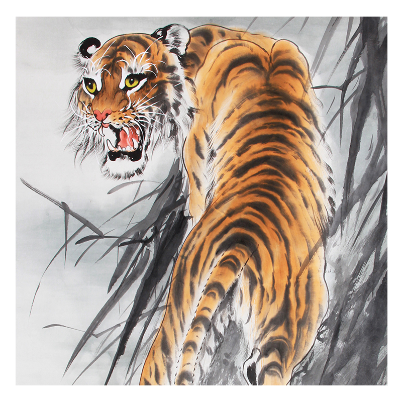 谭乐丹《精品虎系列 王者之风》中美协