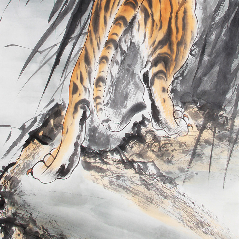 谭乐丹《精品虎系列 王者之风》中美协