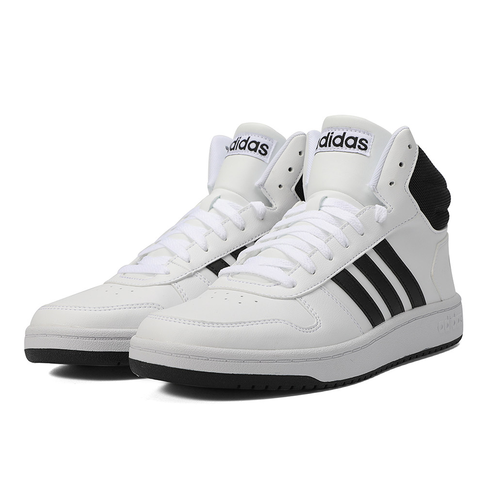 阿迪达斯板鞋男高帮白色_阿迪达斯男鞋高帮板鞋2021新款白色运动鞋