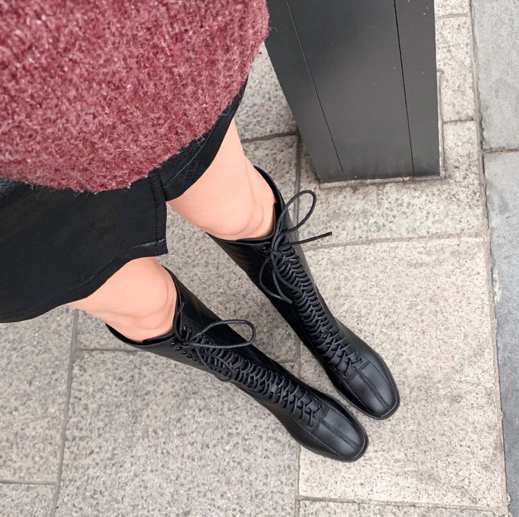 Frenum Boots Bandage Women's Boots 2020 new pattern Autumn and winter long and tube-shaped Overknee High cylinder Net Red Boots Riding boots Knight bootsin the Women's Shoes, Boots category - from Buy2taobao.com to provide professional Taobao agent buy service