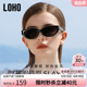 LOHO猫眼墨镜女款2024新款太阳眼镜女复古显白显瘦高级感gm墨镜女