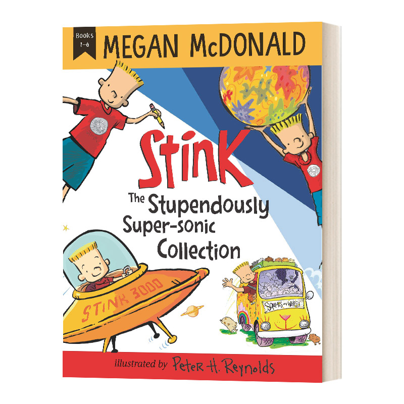 英文原版 Stink The Stupendously Supersonic Collection 臭臭先生1-6册套装 英文版 进口英语原版书籍儿童图书