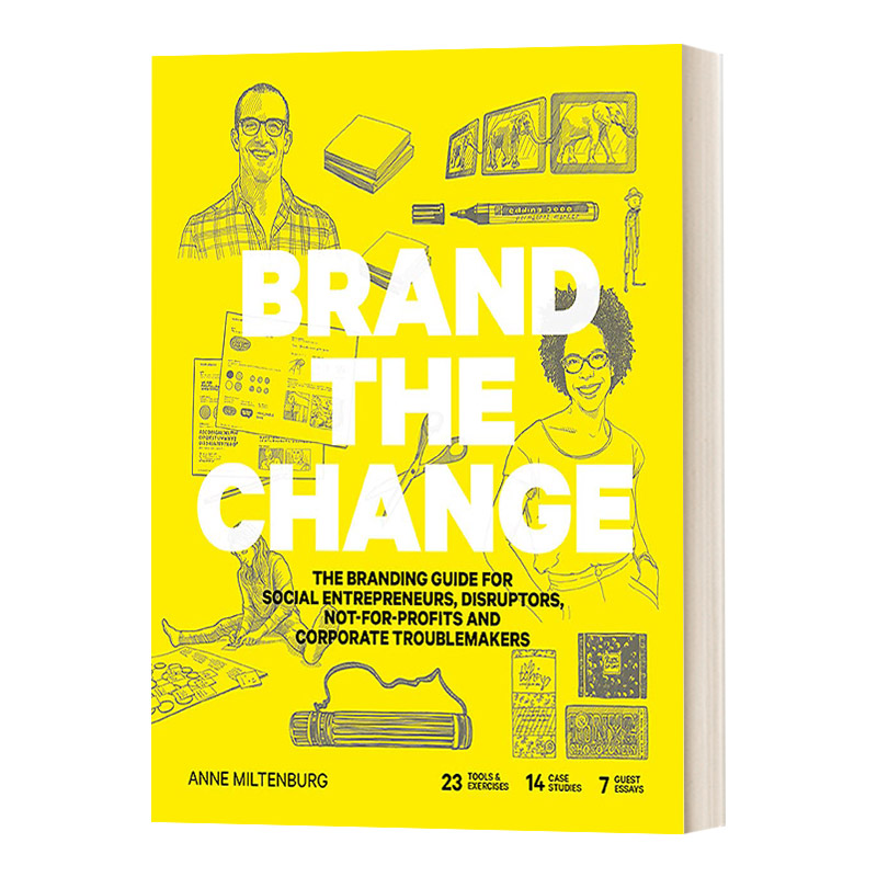 品牌革新指南 Brand the Change 英文原版 Anne Miltenburg 进口英语原版书籍