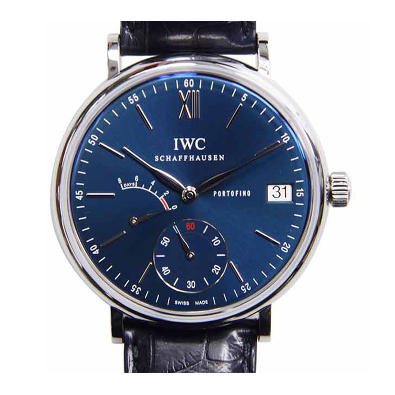 [9.9新] 万国 男士精钢手动机械表 iw510106