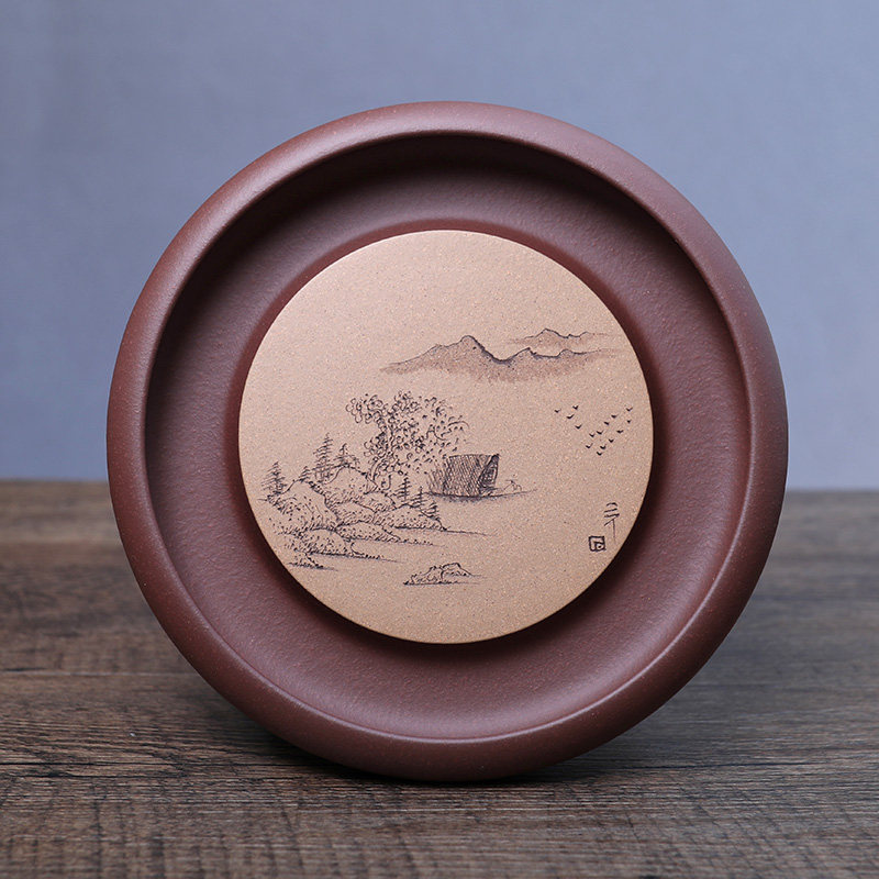 紫砂壶承手工高端茶具干泡台茶台小茶盘茶壶托盘底座蓄水养壶盘垫