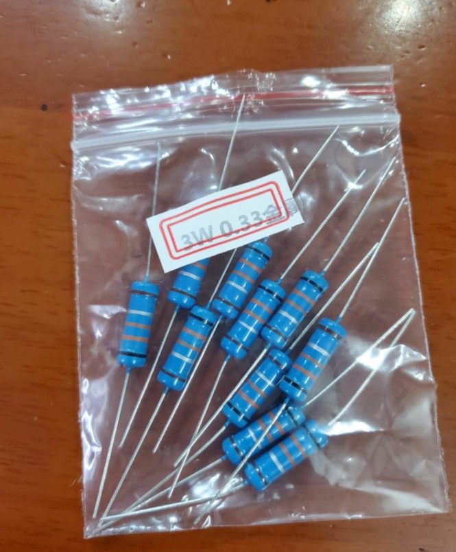 5元】 3w金属膜电阻 0.33r 0.33欧姆