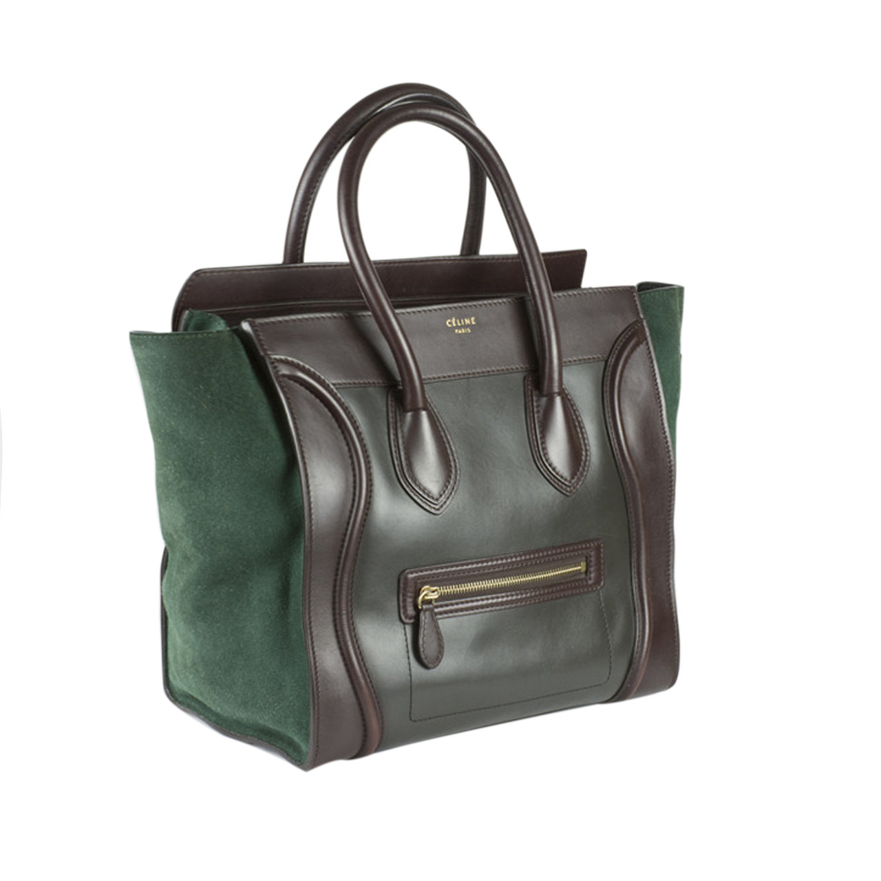 [9.5新]赛琳celine女士笑脸手提包be756