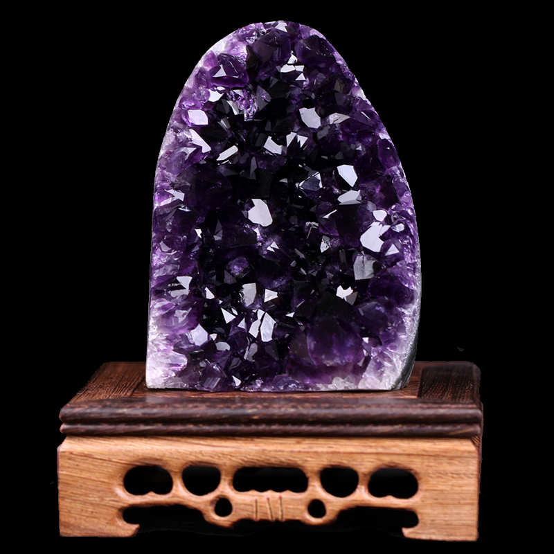 天然紫水晶原石大摆件帝王紫紫晶洞晶