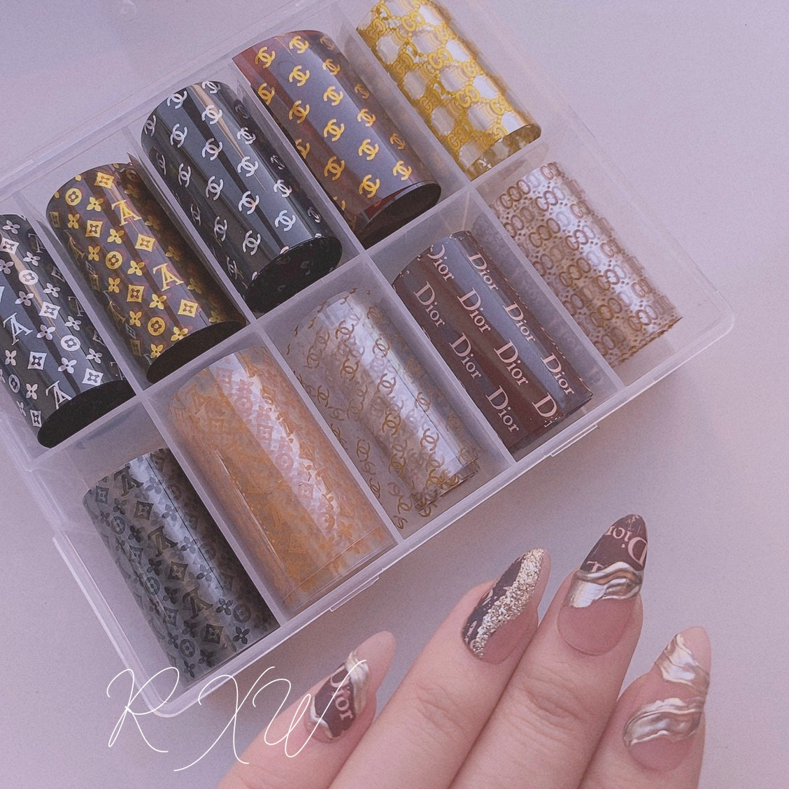 热销指甲贴美甲贴纸大牌