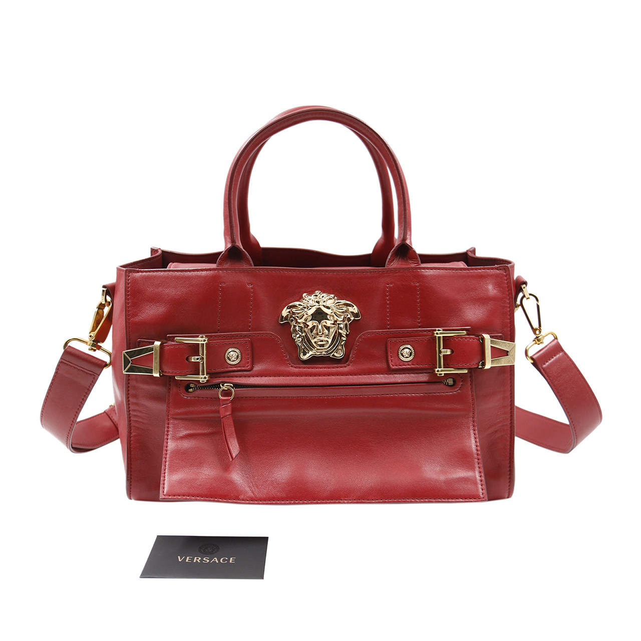 [9.0新]范思哲versace女士手提包单肩包经典美杜莎标志肩背包