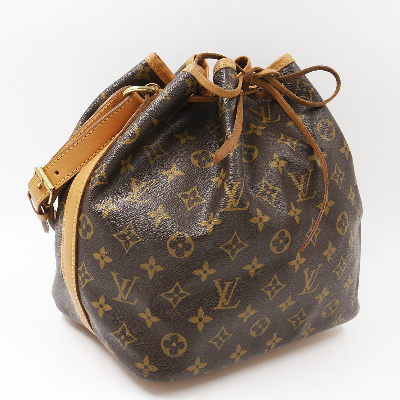 [9.0新]路易威登lv女士单肩包monogram帆布经典老花水桶包