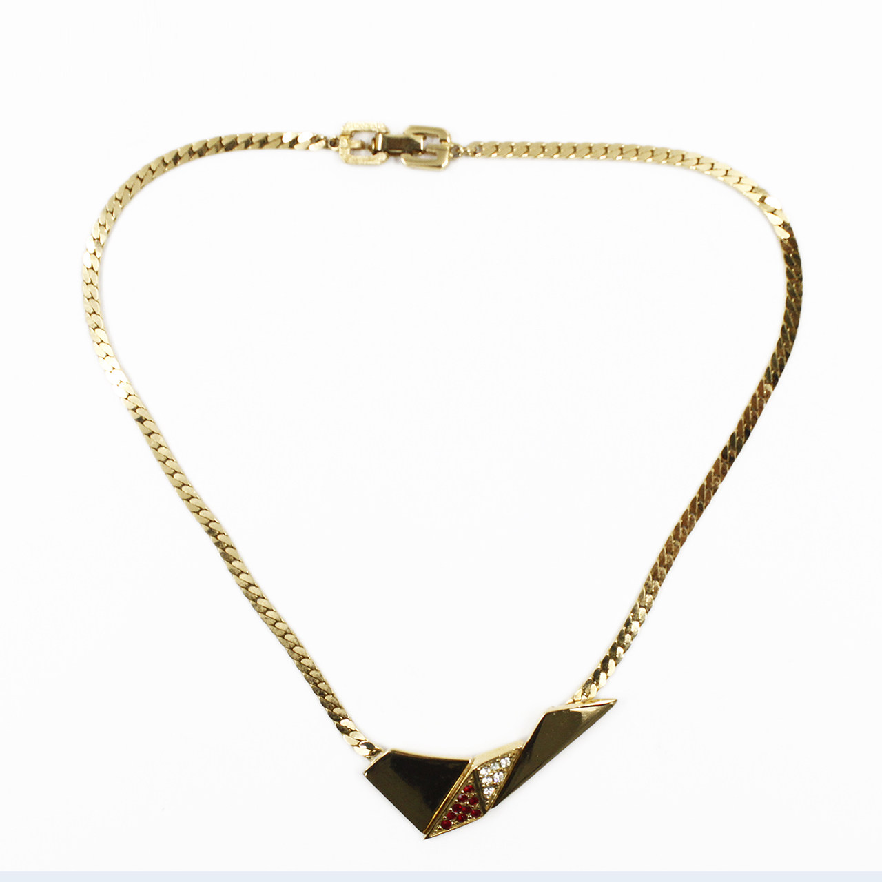 [98新] givenchy 纪梵希金色女士项链