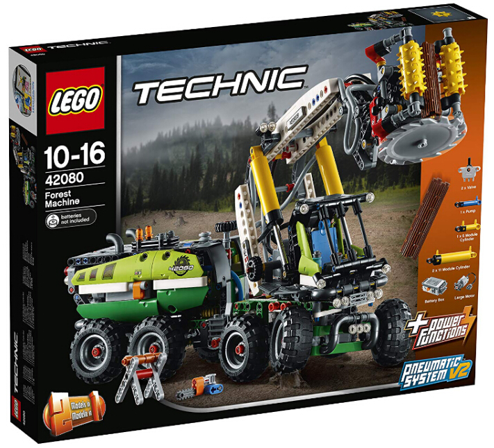 2018新款乐高lego科技系列42080多功能林业机械塑料积木