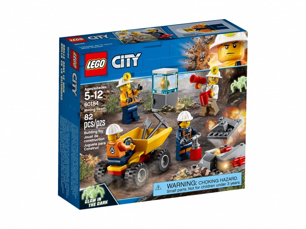 热销乐高2018城市_2018款乐高lego 60184 城市系列 采矿专家 拼装积木