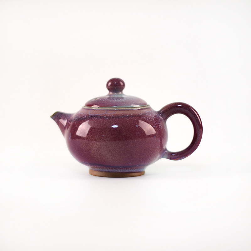 器世界 国大师孔相卿 孔家钧窑 精品钧瓷 茶道 茶壶 收藏品